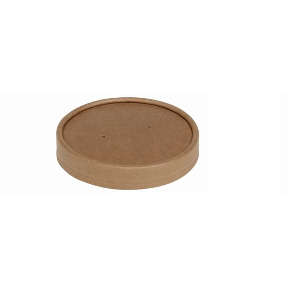 Pacovis Deckel aus Karton Kraft braun