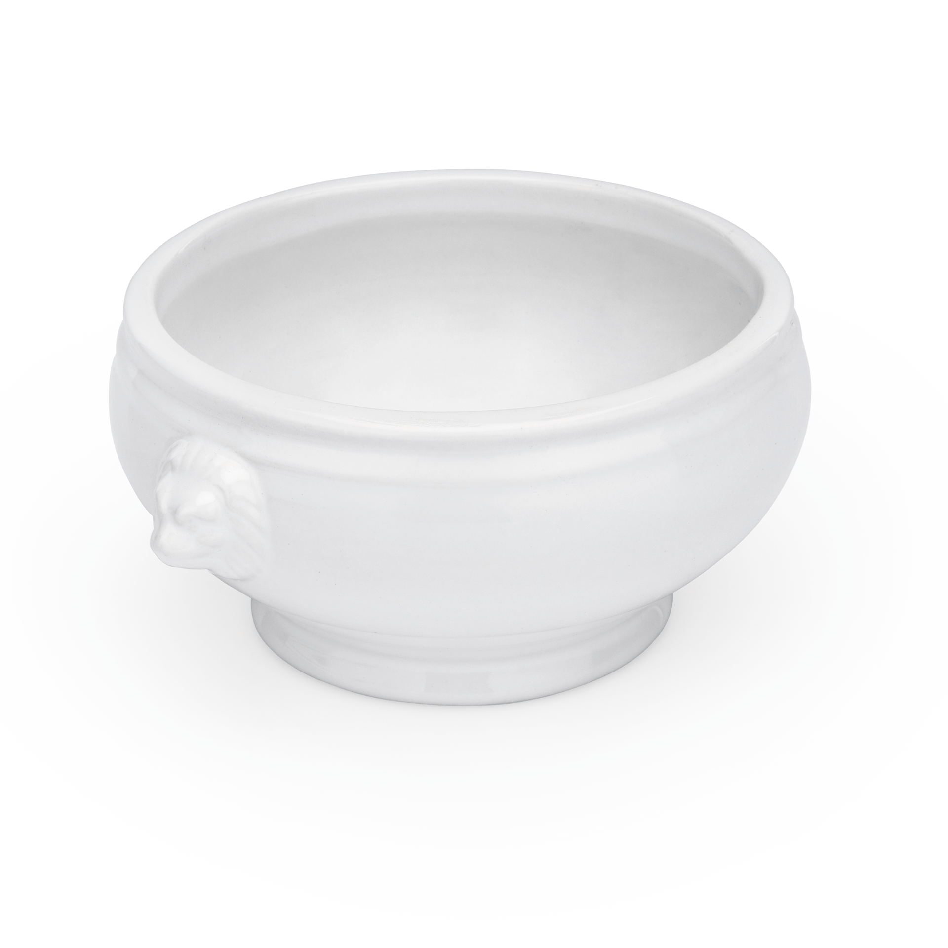 WAS Löwenkopfsuppentasse Set, 450 ml, Ø 15,5 cm, Set á 6 Stück, Porzellan
