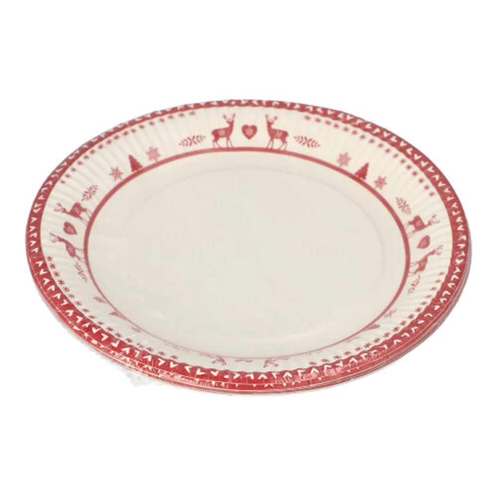 Papstar Teller, Pappe rund Ø 23 cm "Rennes"