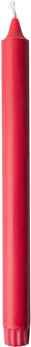 Duni Kronenkerzen 100% Stearin, 9h 250 x 22 mm rot