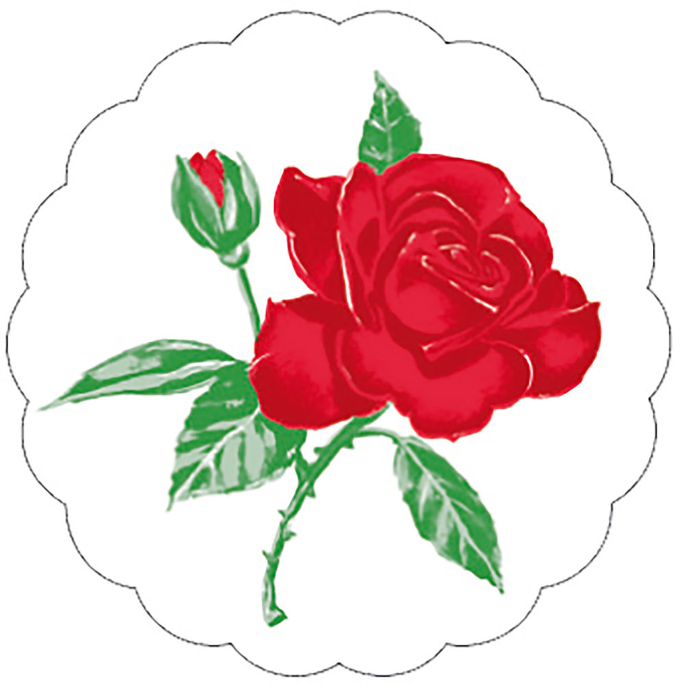 Mank Deckchen Rose 90 mm