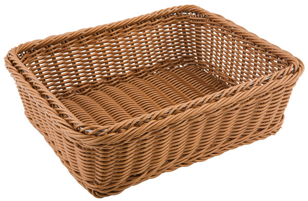 APS GN 1/2 Buffet-Korb 32,5 x 26,5 cm, H: 10 cm , Polypropylen, braun