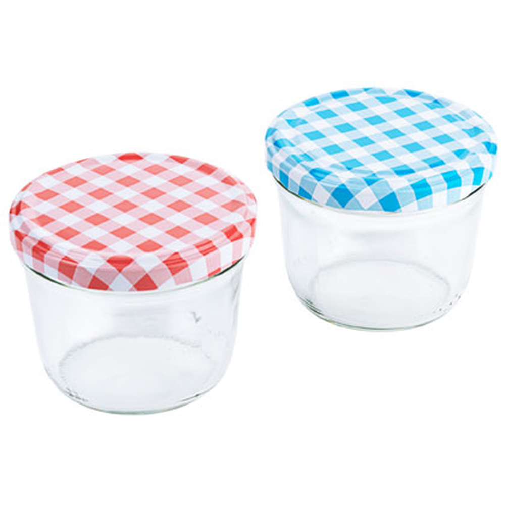 Contacto Einkochglas 230 ml mit Deckel 6-er Set