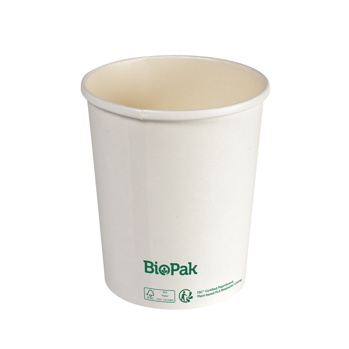 Duni Bowl Ronda SLIM Karton/PLA Weiß 950ml 117 x 117 x 135 mm