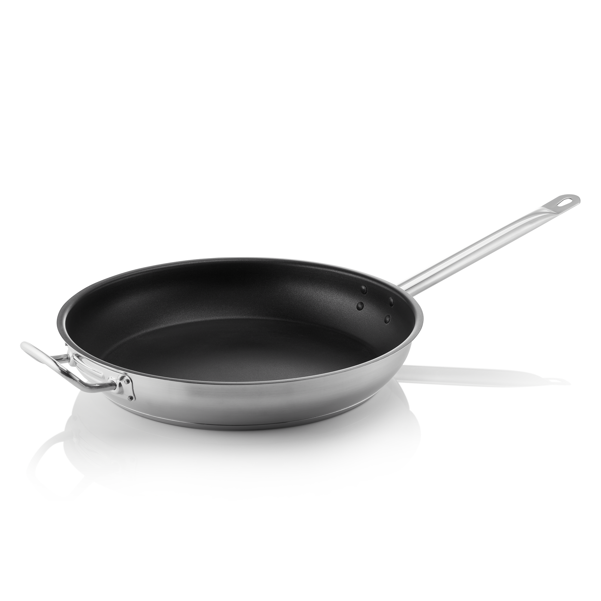 WAS Pfanne mit Antihaft-Beschichtung CHEFPROOF, Ø 36 cm, Chromnickelstahl 18/10