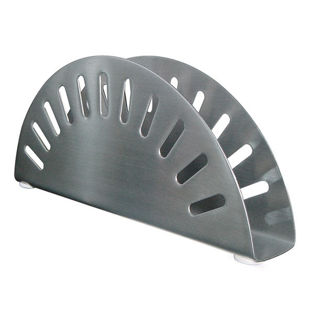 APS Serviettenhalter 17 x 3 cm, H: 7 cm , Edelstahl, matt poliert