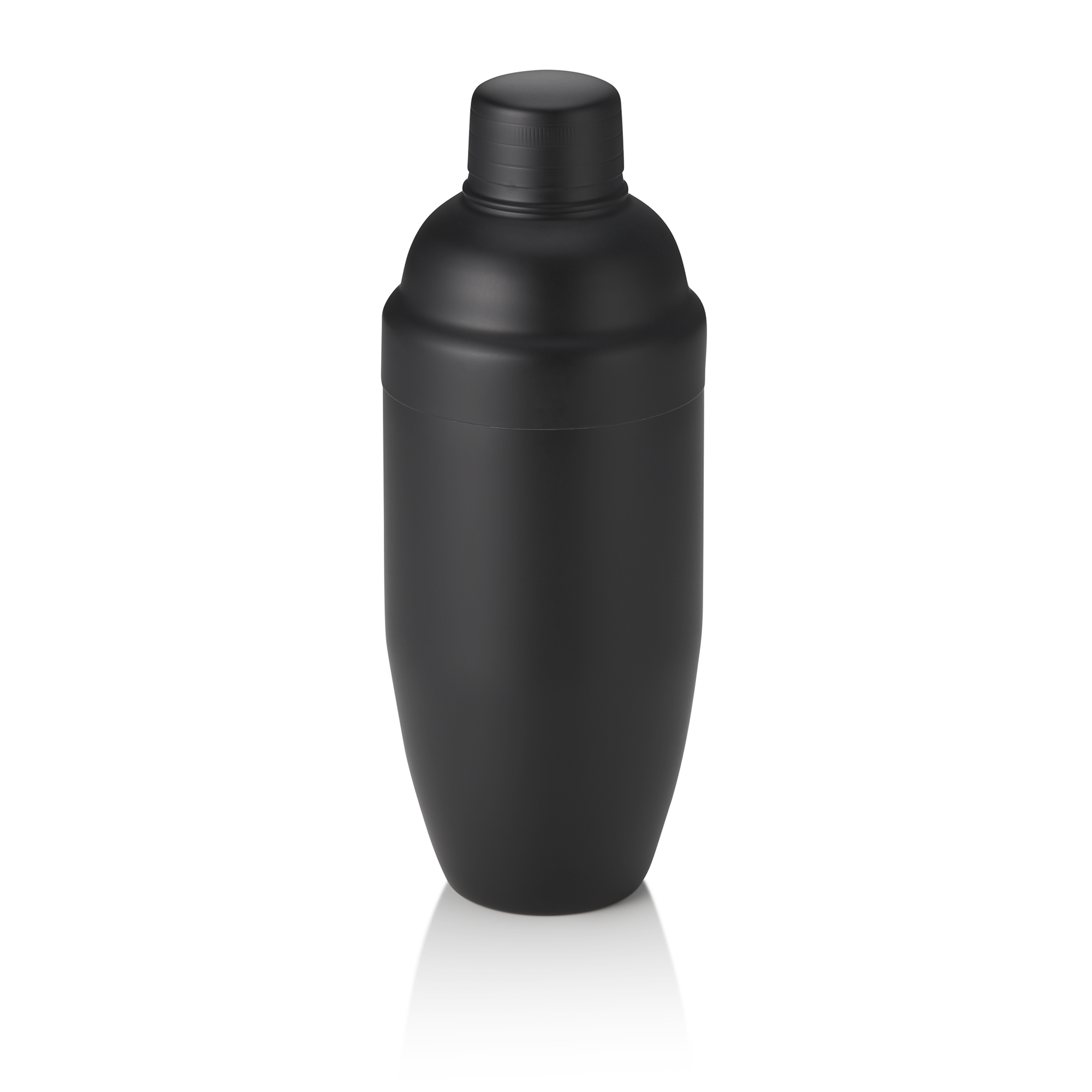 WAS Shaker Classic NOCTURN, 0,7 ltr., Ø 9 cm, schwarz matt, Chromnickelstahl 18/