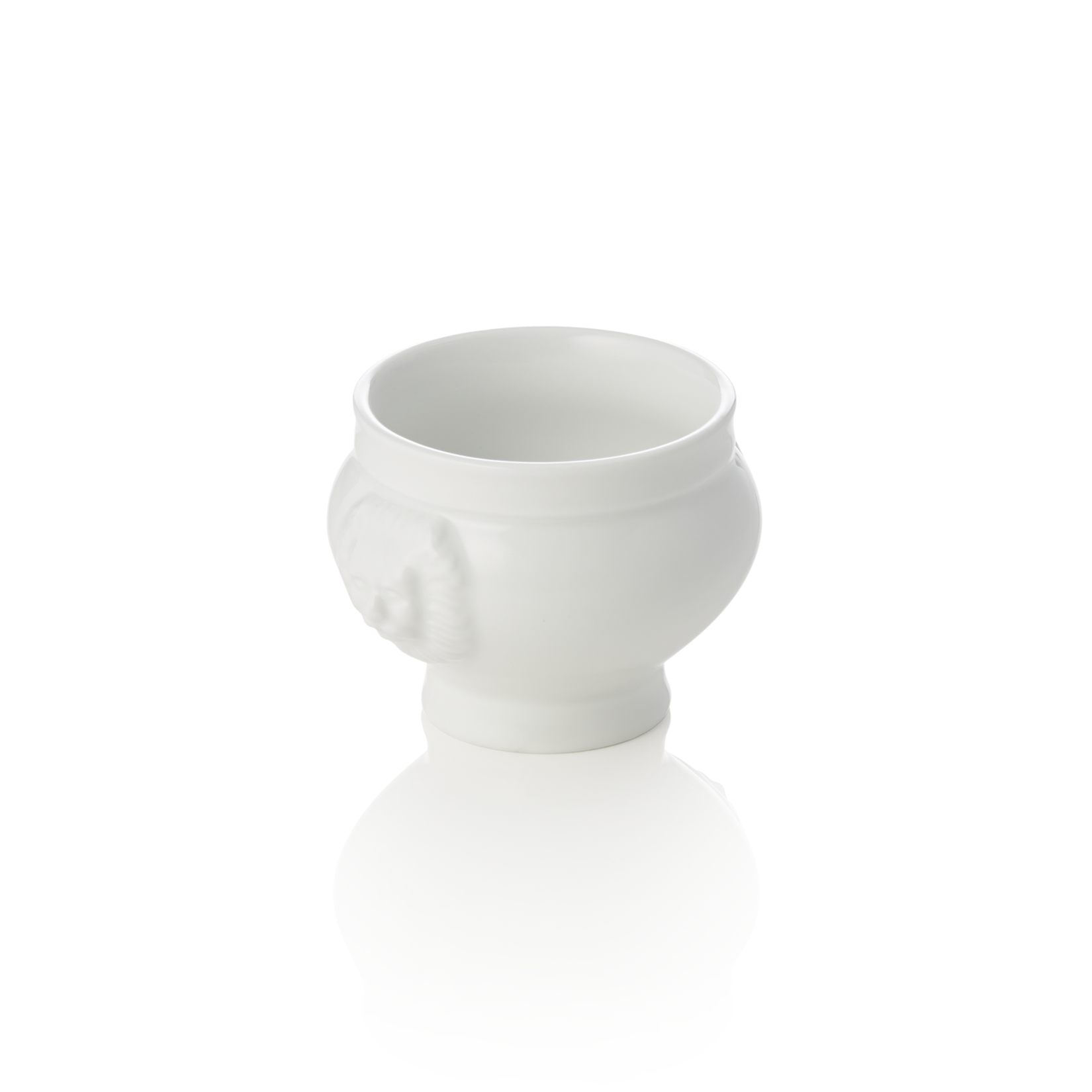 WAS Löwenkopfterrine Set, Ø 5 cm, 50 ml, Set á 12 Stück, Porzellan