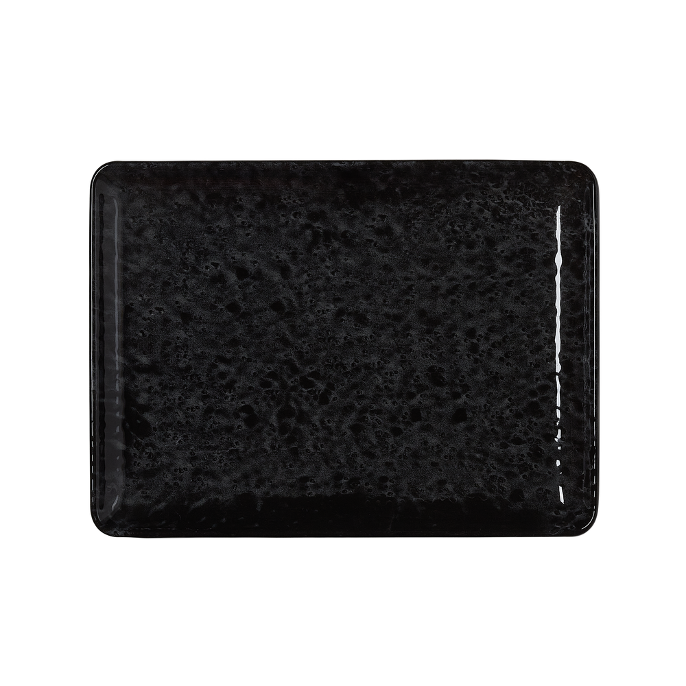 WAS Teller Set VIDA NIGHT, flach, 23 x 17 cm, Set á 6 Stück, night, Porzellan