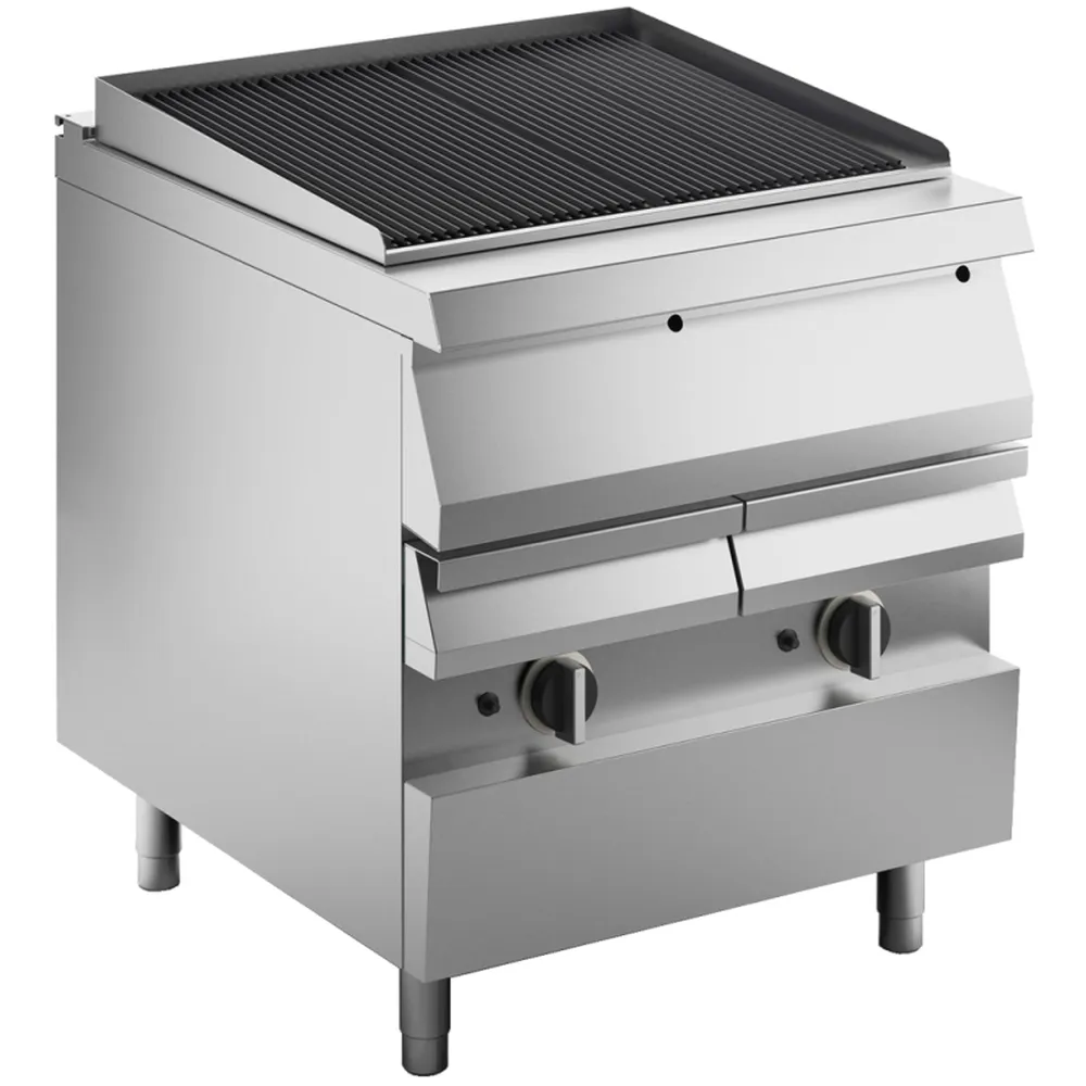 KBS Gas-Vaporgrill 15kW Wasserbecken & Ablasshahn