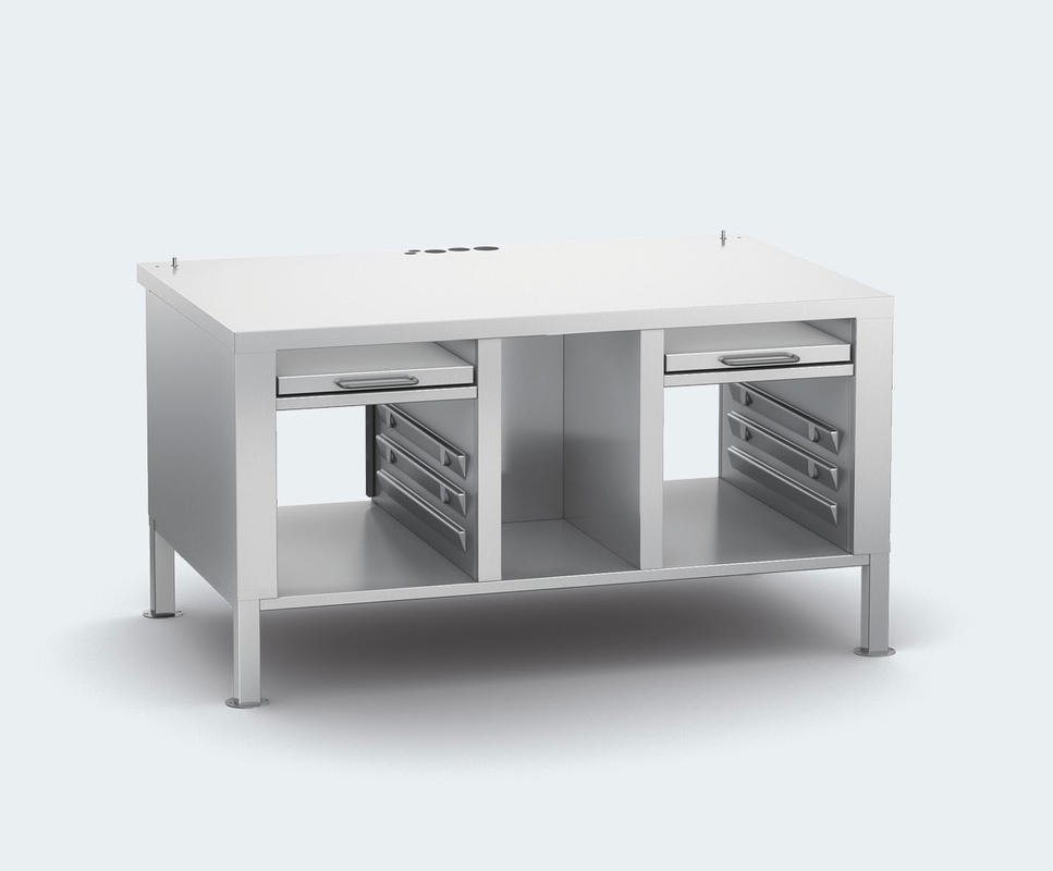 Rational Untergestell für iVario 2-XS mit Edelstahlfüßen