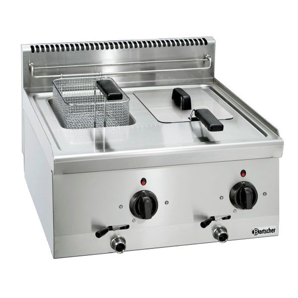 Bartscher Elektro- Fritteuse mit 2 x 6 Liter, 6,6 kW, 400 V