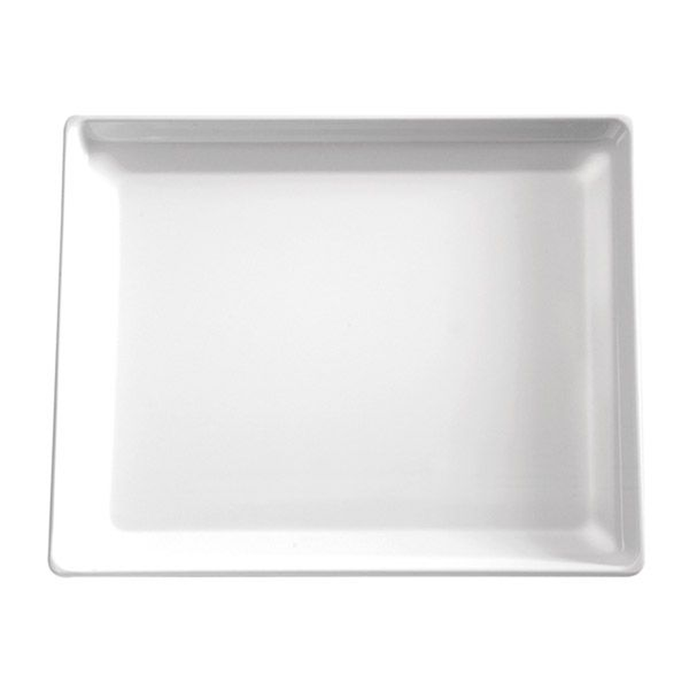 APS Tablett GN 1/2 -FLOAT- 32,5 x 26,5 cm, H: 3 cm , Melamin, weiß