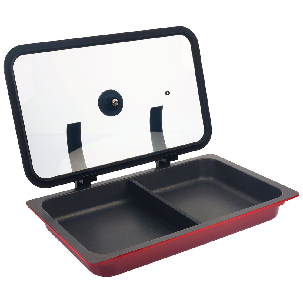 Contacto AluChef® Bräter GN 1/1 weiß / 1/1 Länge: 53 cm, Breite: 32,5 cm, Höhe a