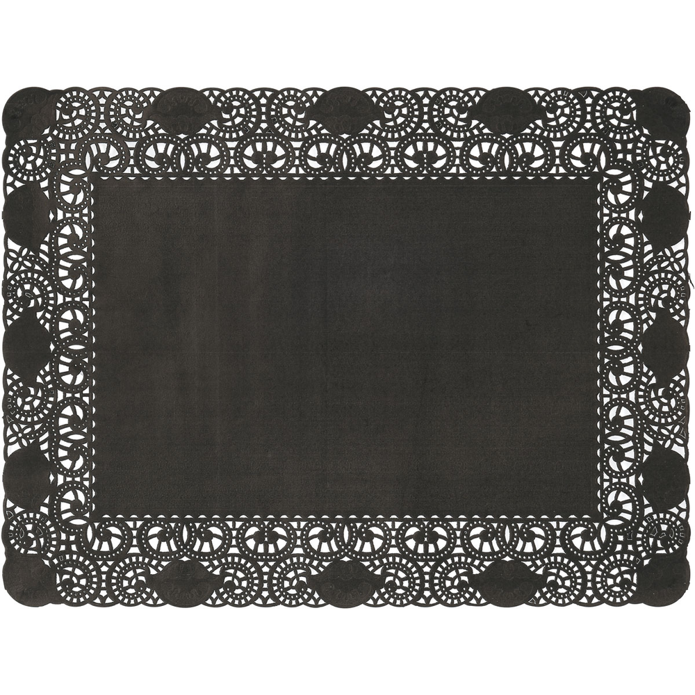 Duni Tortenspitzen Rechteckig 30 x 40 cm schwarz