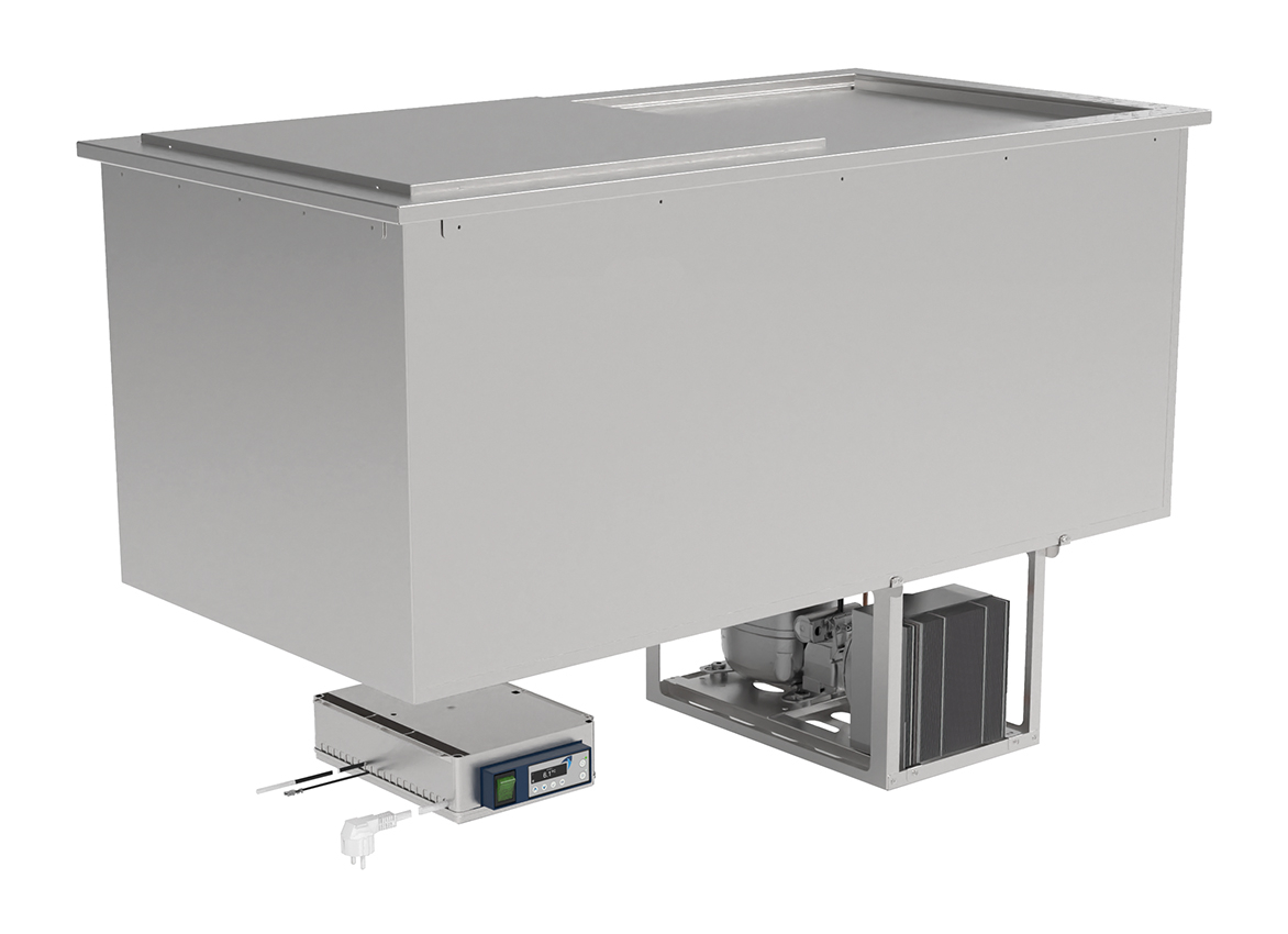 Nordcap Einbau-Tiefkühlwanne, statisch EIS-TKW 123-E