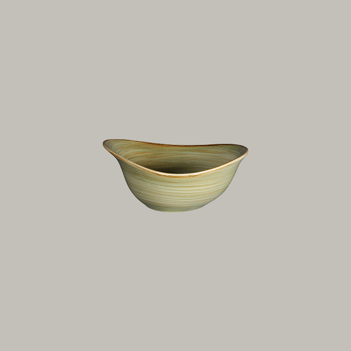RAK Schale organisch - emerald  Serie: Spot L 18.5 cm / W 14.5 cm / Ht. 8 cm / C