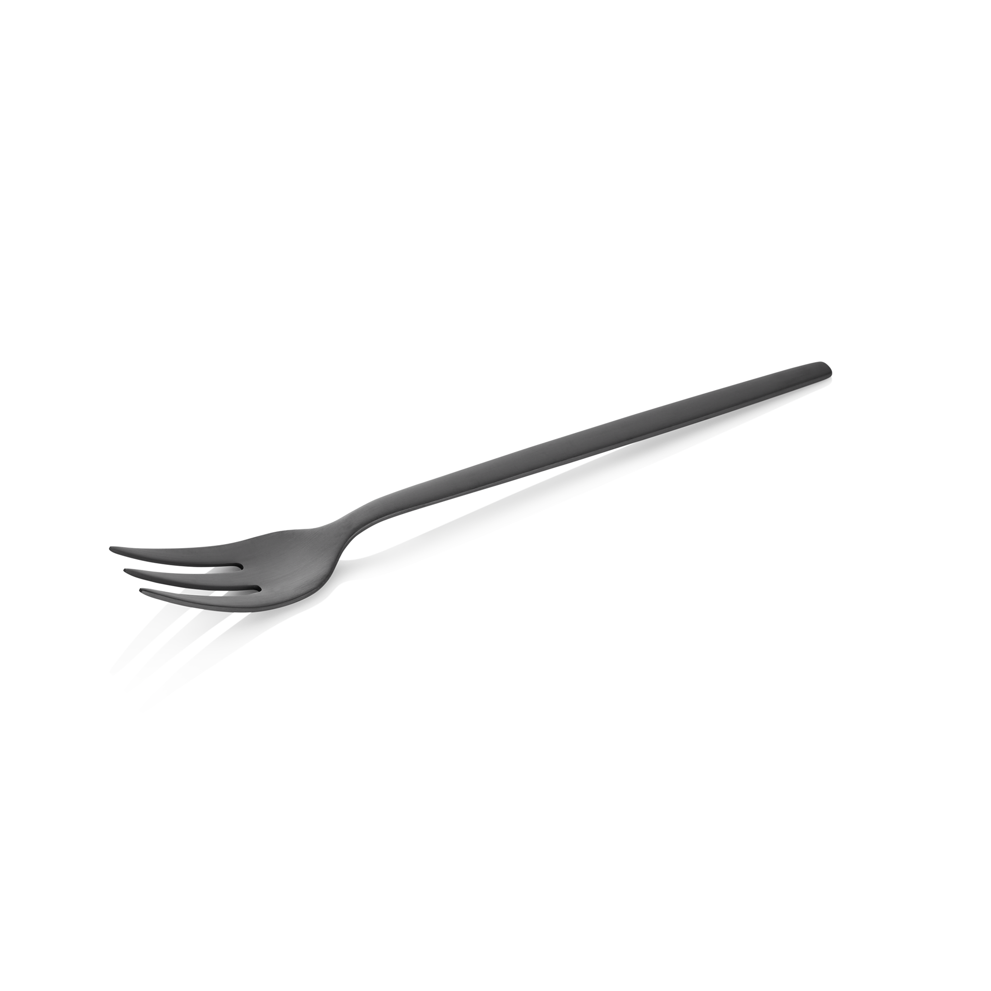 WAS Dessertgabel ALEX BLACK, mit schwarz, matter PVD Beschichtung, 16 cm, Set á 