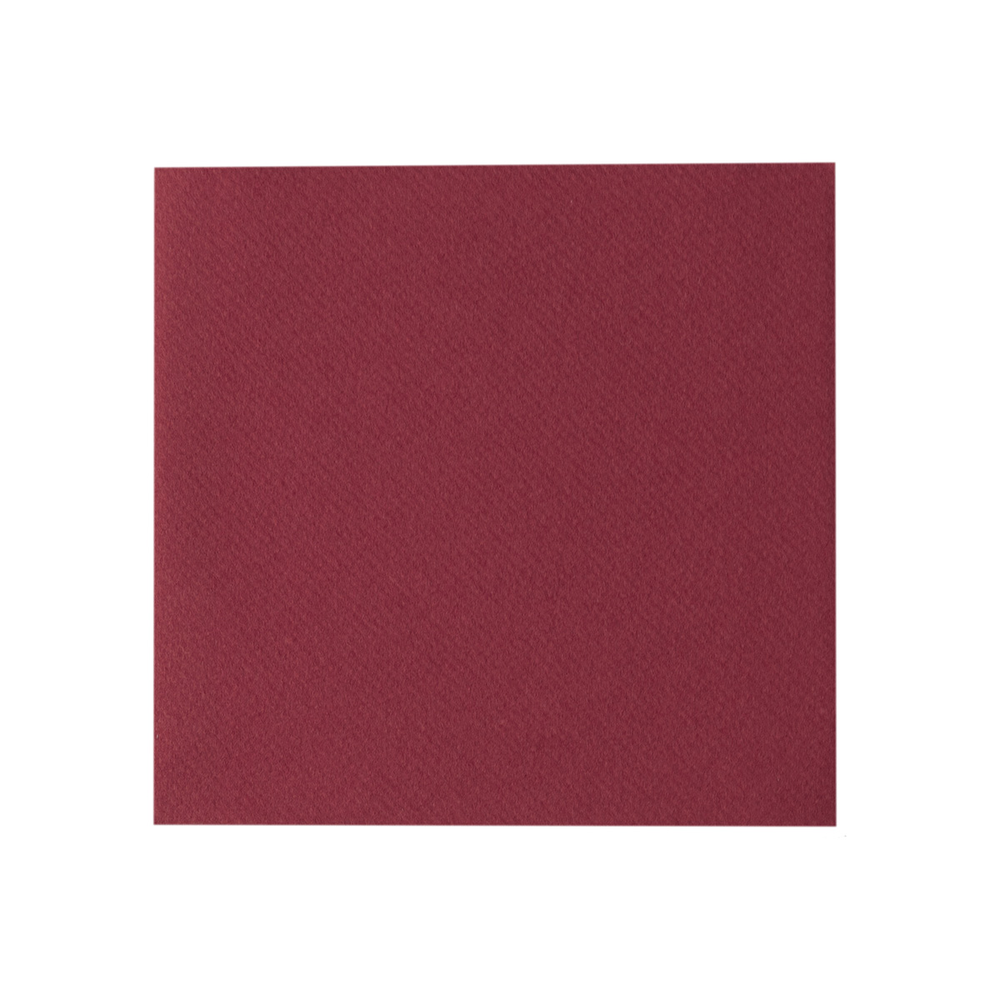 Mank Serviette Basic bordeaux 24 x 24 cm 1/4 Falz