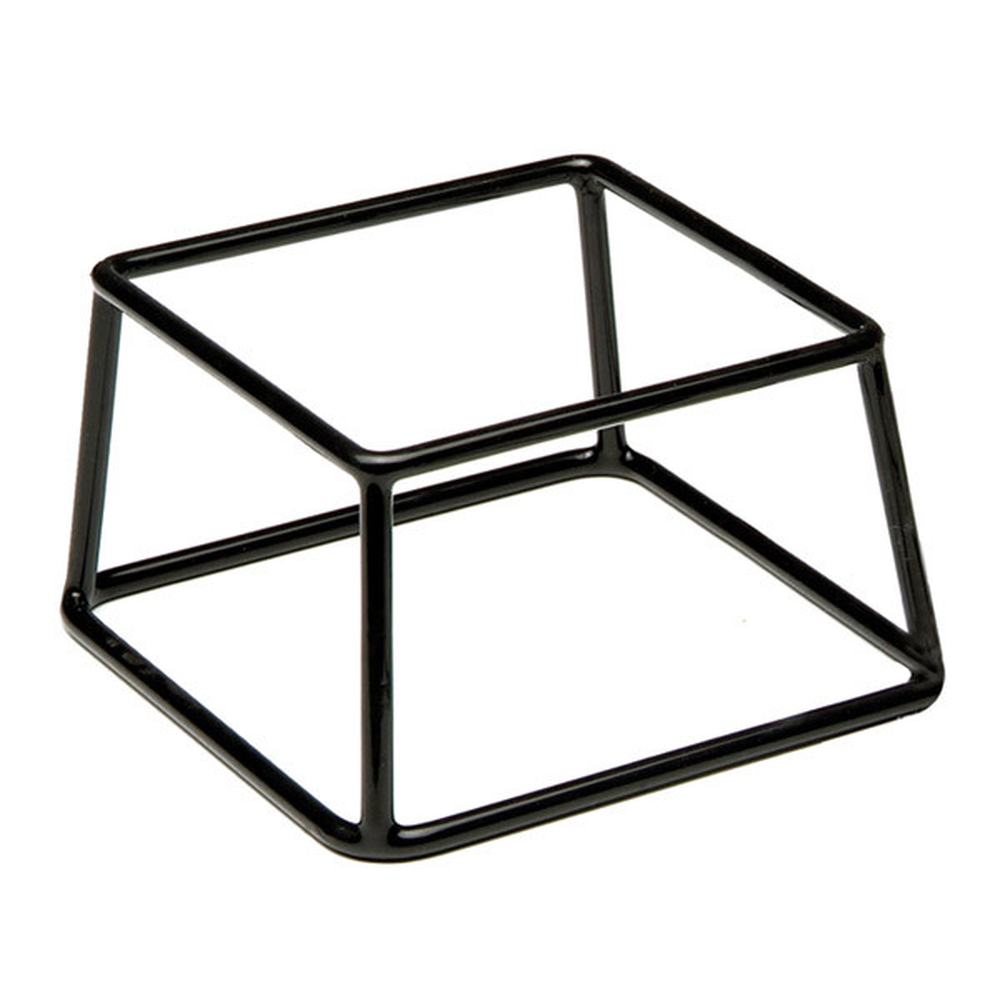 APS Buffet-Ständer -MULTI- 18 x 18 cm, H: 10 cm , Metall, schwarz ummantelt