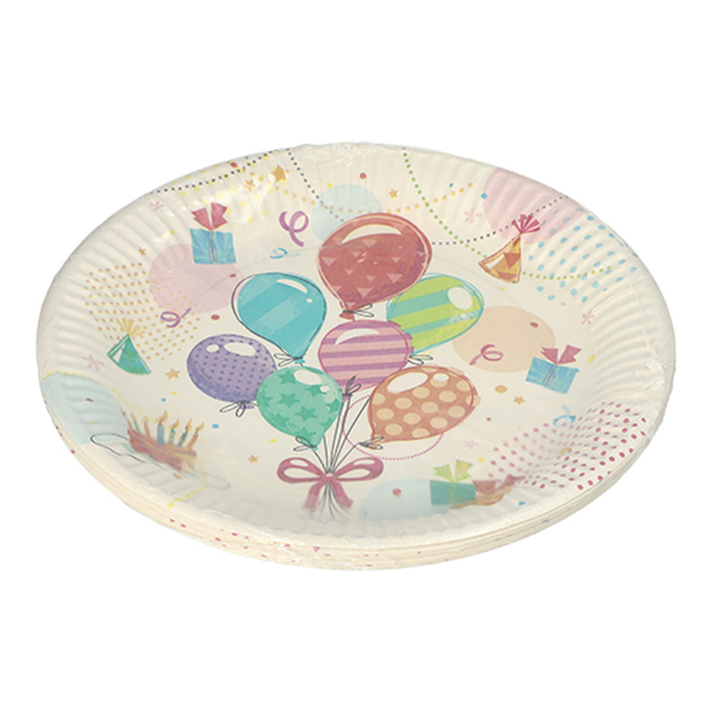 Papstar Teller, Pappe rund Ø 23 cm "Fete"