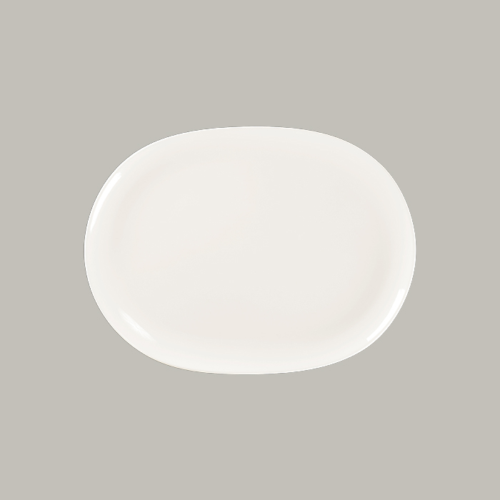 RAK Teller oval  Serie: Nano L 35.1 cm / W 26.4 cm / Ht. 2.4 cm
