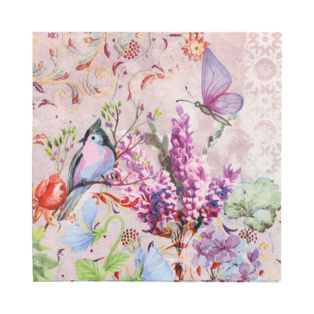 Papstar Servietten, 3-lagig 1/4-Falz 33 cm x 33 cm "Lisette"