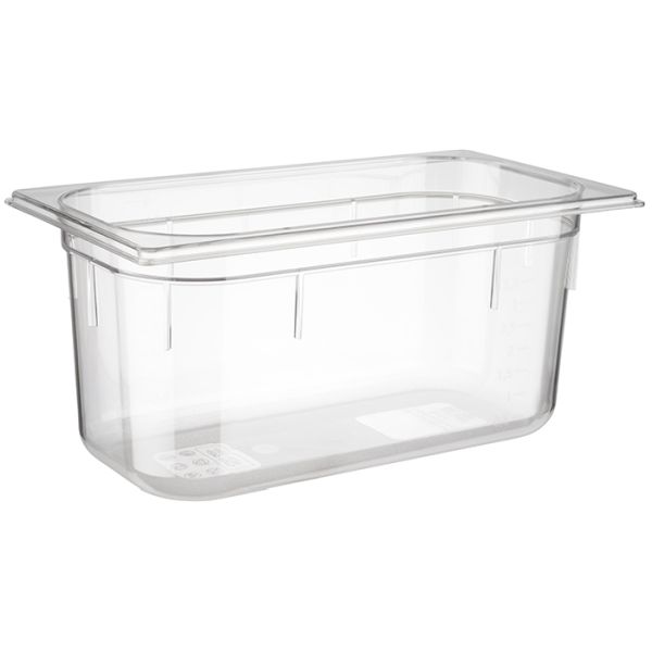 APS GN 1/3 Behälter 32,5 x 17,6 cm, Tiefe: 150 mm , Polycarbonat, 5,3 Liter