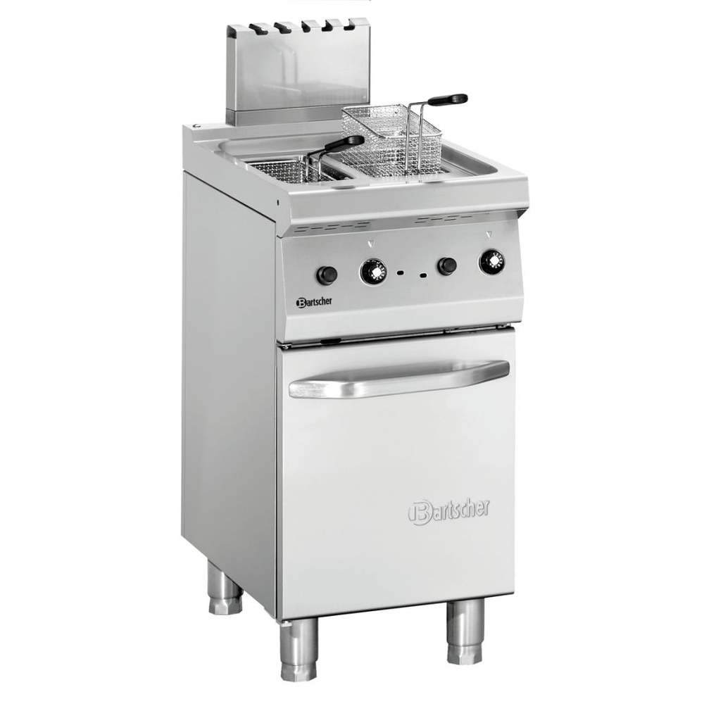 Bartscher Gas- Standfritteuse mit 2 Becken
