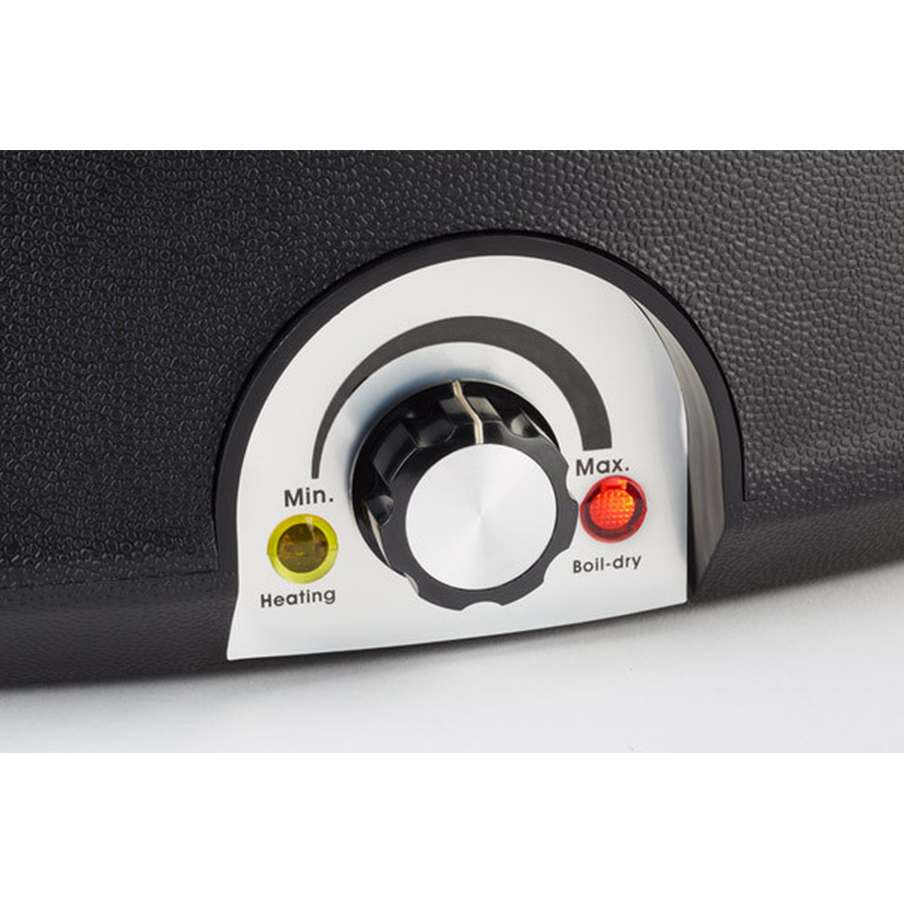 APS Elektrischer Suppentopf Ø 38 cm, H: 36,5 cm, 10 Liter , Edelstahl / PP