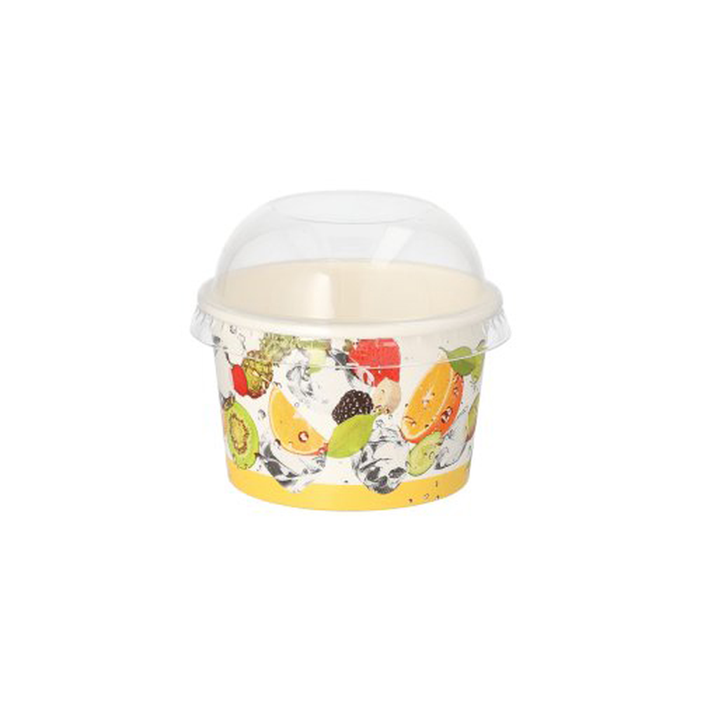 Papstar Deckel für Eisbecher PLA rund Ø 7,5 cm · 3 cm