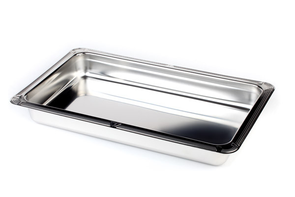 APS GN 1/1 Tablett / Behälter 53 x 32,5 cm, H: 2 cm , 18/10 Edelstahl