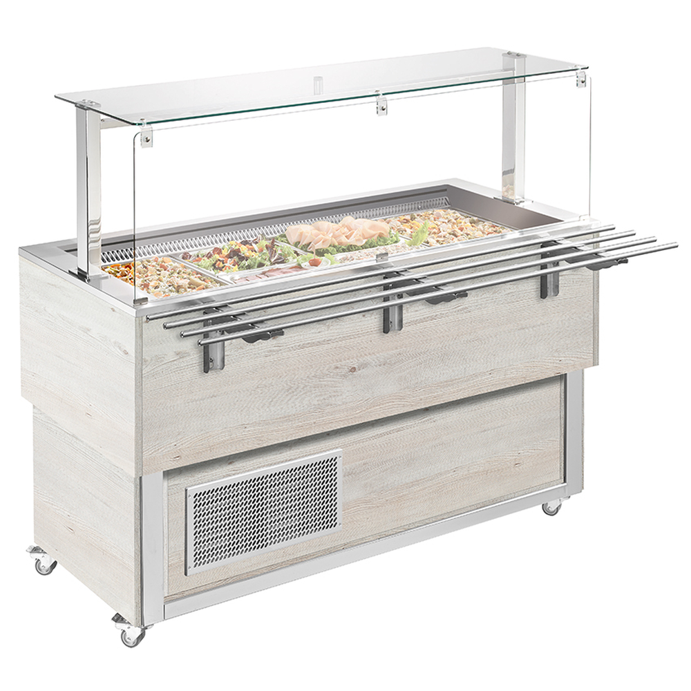 Nordcap Salatbar TR-BLUE 4/1-UMLUFT SERVICE