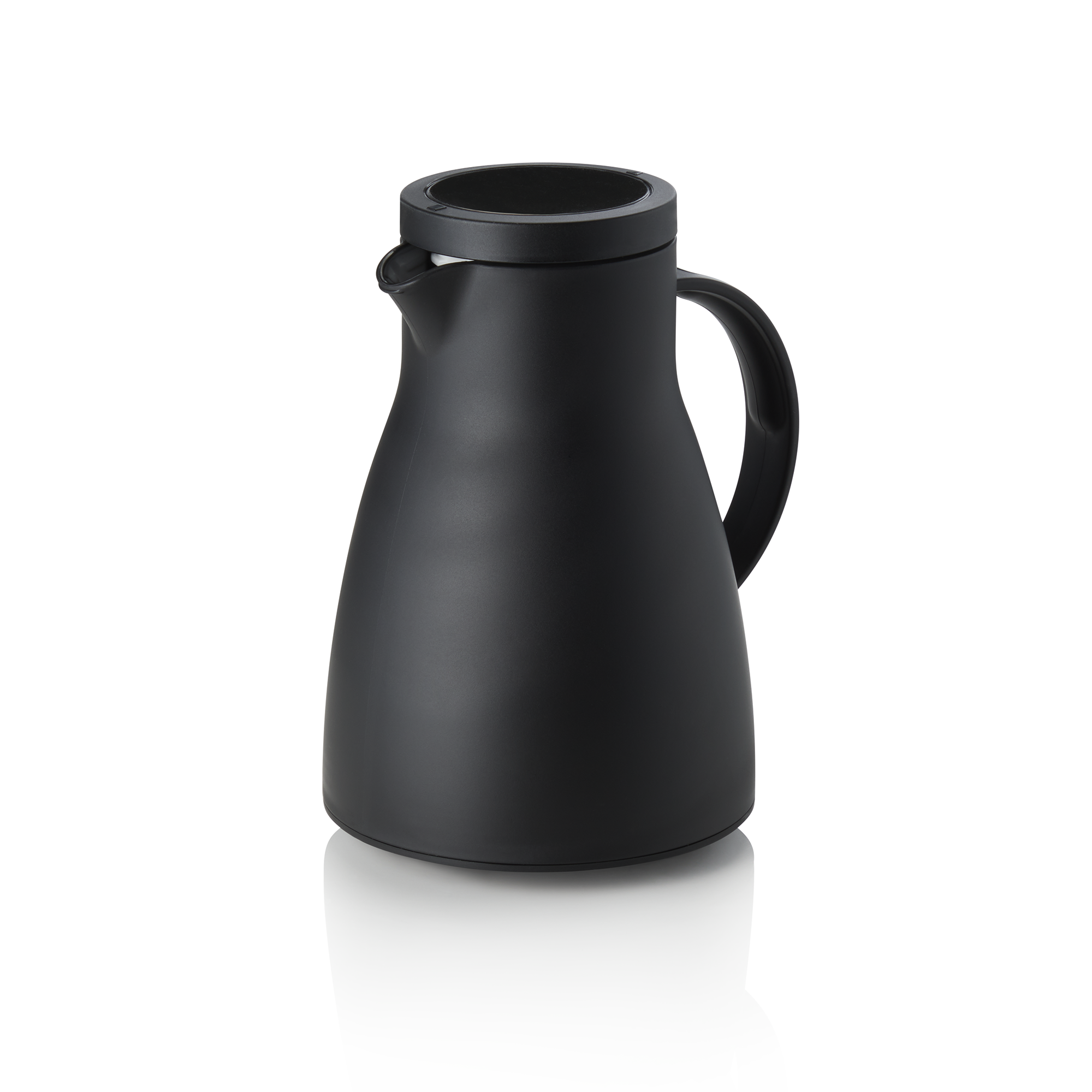 WAS Isolierkanne, 0,7 ltr., Ø 12,5 cm, Höhe 19,5 cm, schwarz, Polypropylen