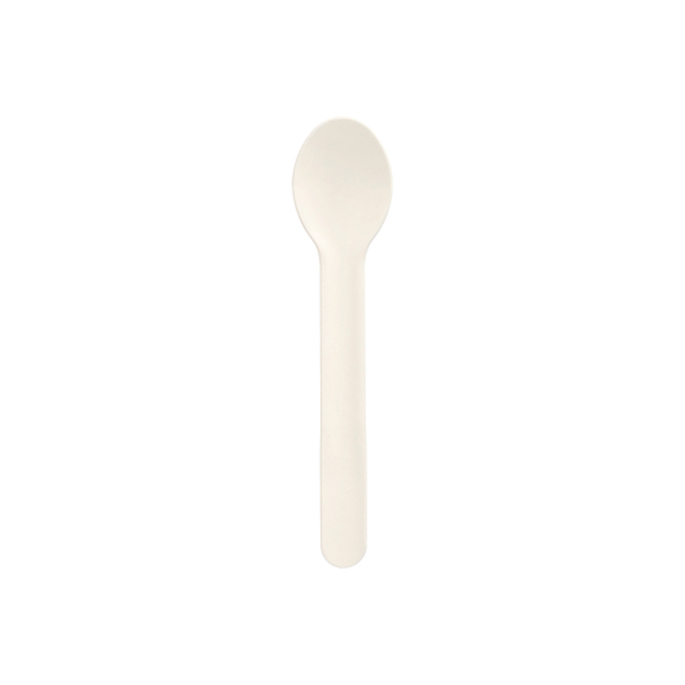 Papstar Kaffeelöffel, Papier "pure" 13 cm weiss