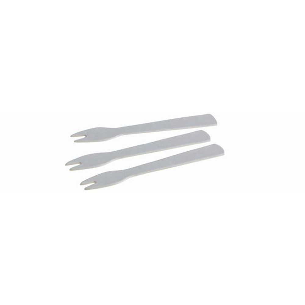 Pacovis Pommes Frites Sticker Papier, 88mm, weiss, naturesse