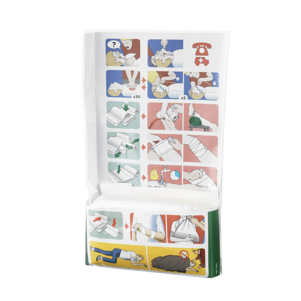 Papstar "Cederroth" 4 in 1 Blutstiller Wundverband Set, 3-teilig