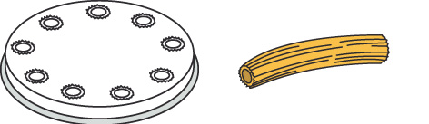 Neumärker Pasta-Scheibe Ø 57 mm Bucatini für Nudelmachine PF25E/PF40E