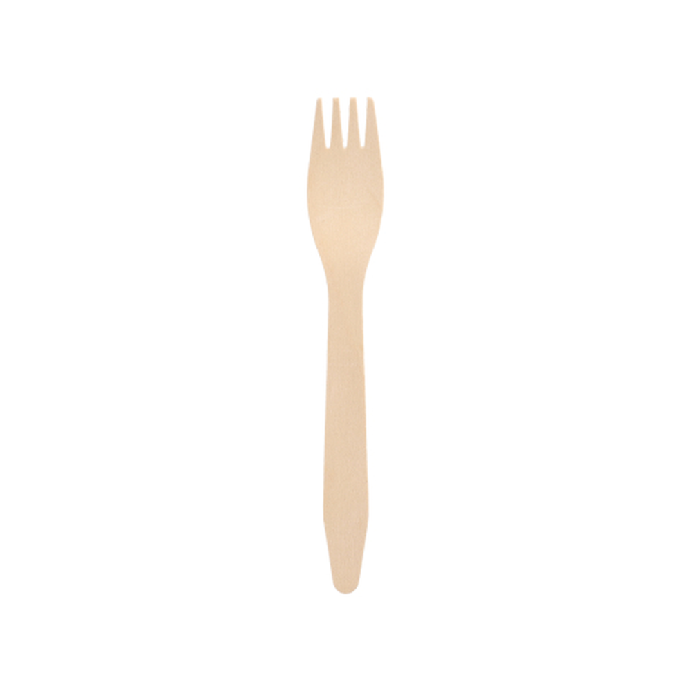 Papstar Gabeln, Holz "pure" 16,5 cm