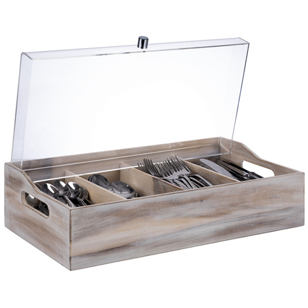 APS Besteckbehälter mit Deckel 51 x 28 cm, H: 14,5 cm