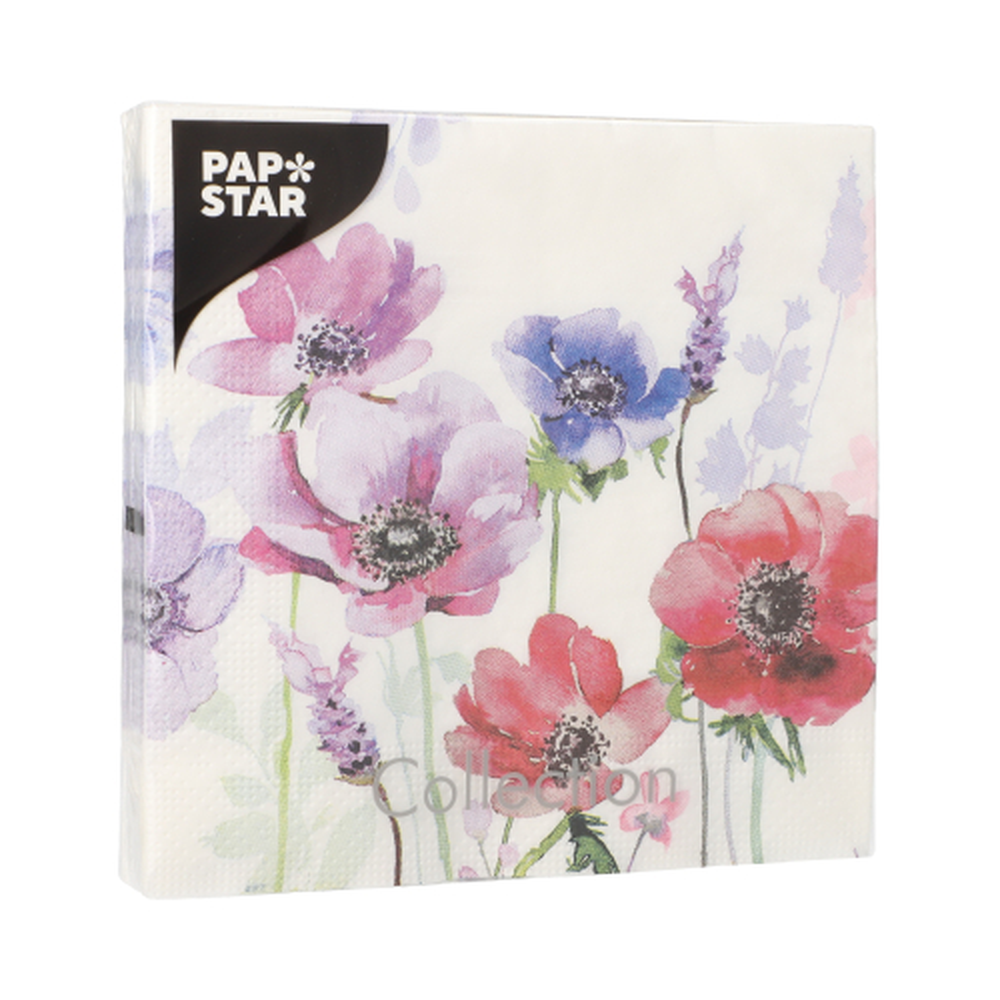 Papstar Servietten, 3-lagig 1/4-Falz 33 cm x 33 cm "Melody"
