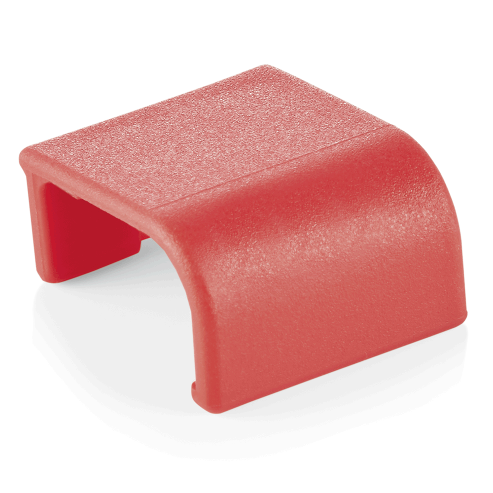 WAS HACCP Markierungsclips GN 84 Set, rot, Set á 50 Stück