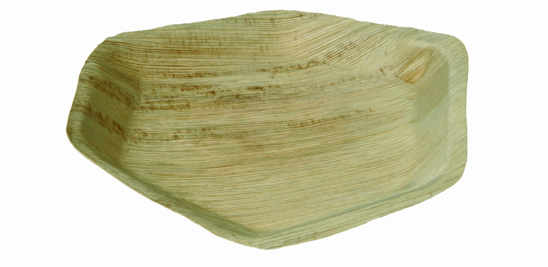 Pacovis Teller Palmblatt, 240x25mm, 6-eckig