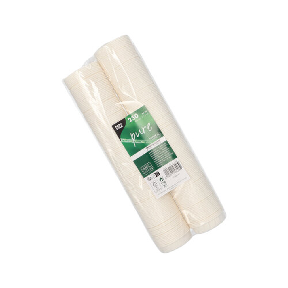 Papstar Dressingbecher, Papier "pure" 25 ml Ø 6 cm · 1,5 cm weiss