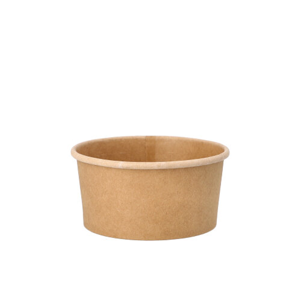 Papstar Suppenbecher, Pappe rund 180 ml Ø 9,8 cm · 4,9 cm braun