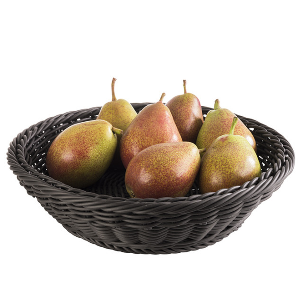 APS Korb, rund Ø 29 cm, H: 7 cm , Polypropylen, schwarz