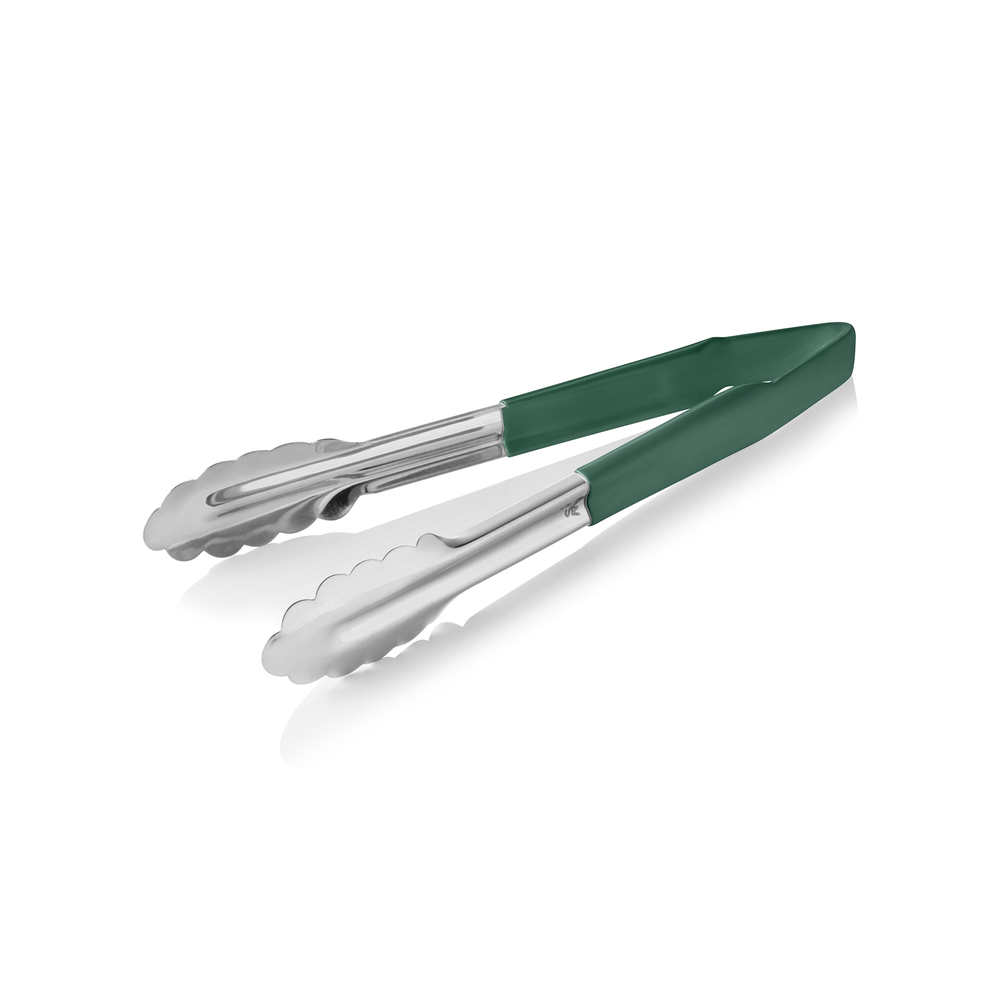 WAS HACCP Universalzange HACCP TONGS, 23 cm, grün, Chromstahl 18/0