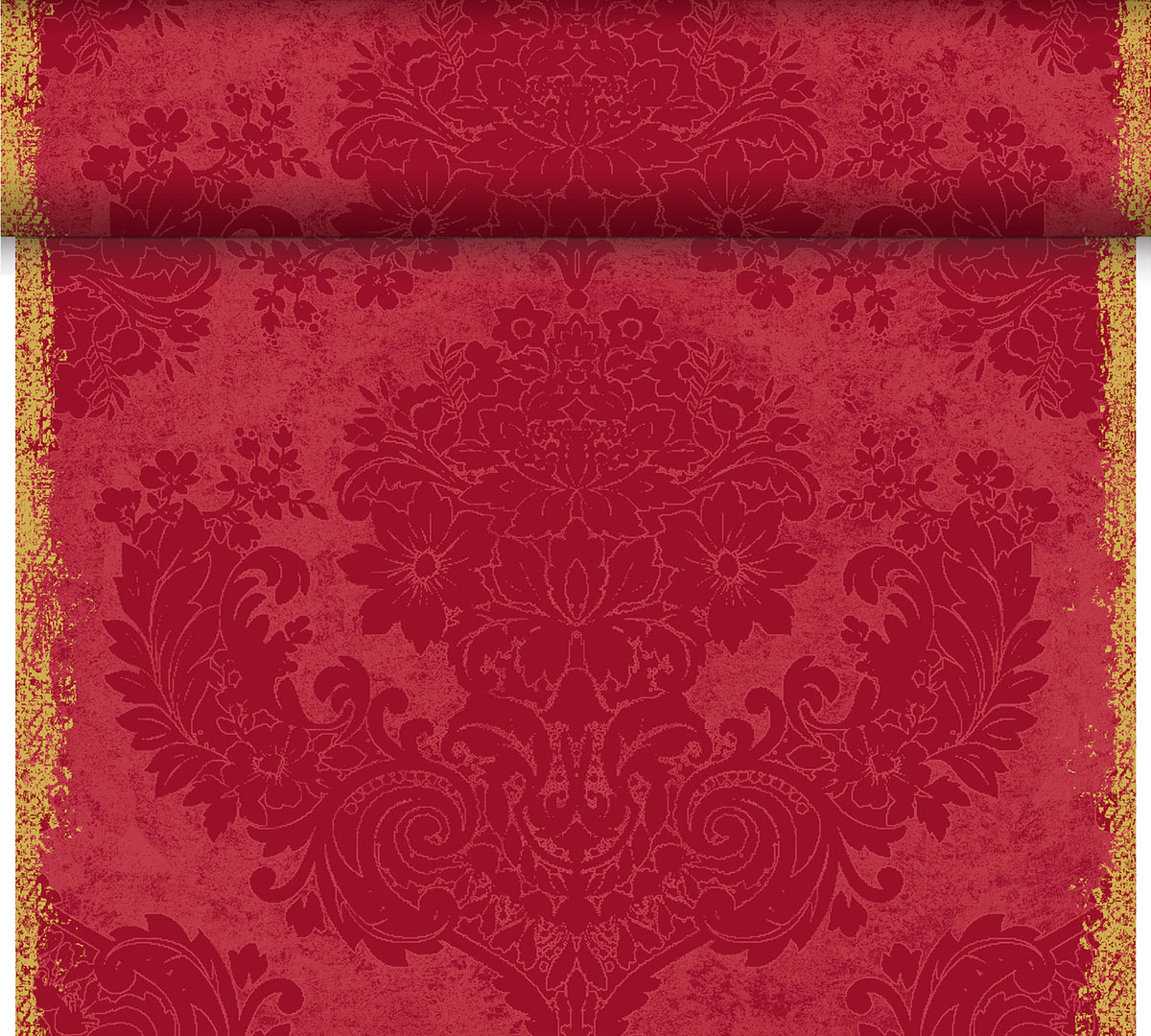 Duni Dunicel-Tischläufer Tête-à-Tête 24 m x 0,4 m (20 Abschnitte) Royal Bordeaux
