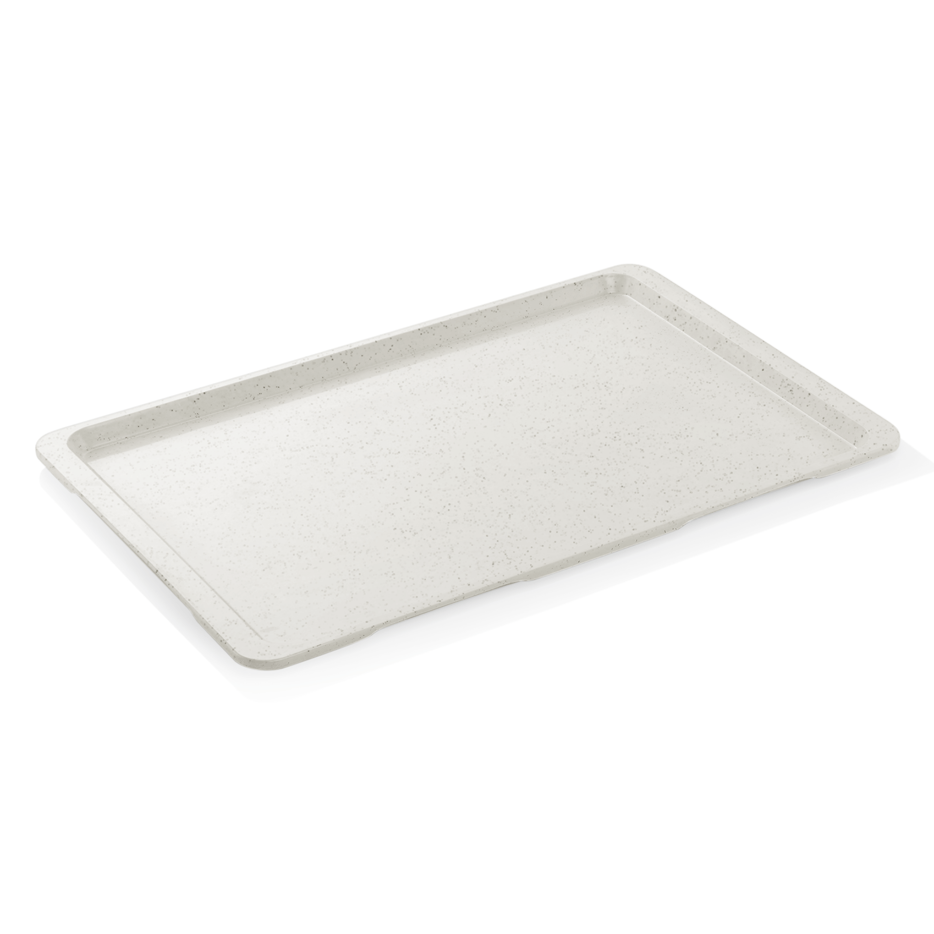WAS EN Tablett TRAY 96, 53 x 37 cm, granitgrau, Polyesterfaserstoff