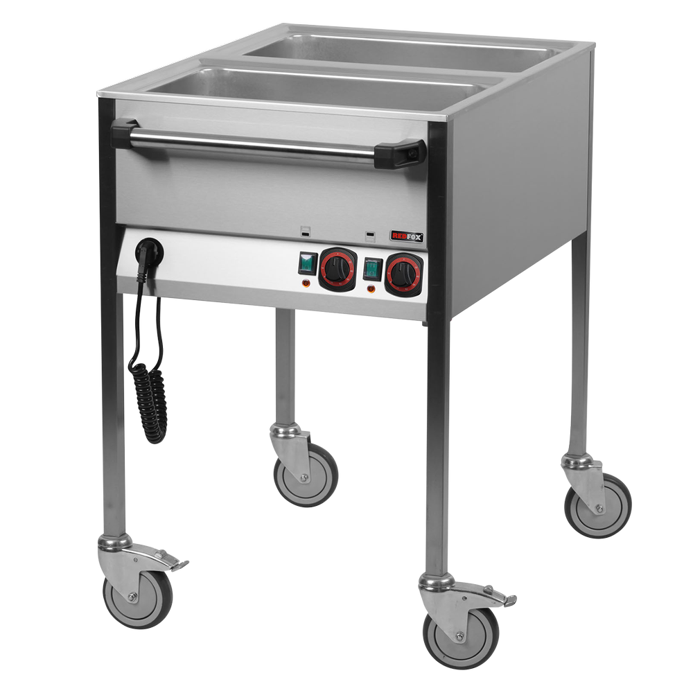 RM Gastro Bain Marie elektrisch GN 2-1/1 Steuerung auf der kürzeren Seite / REDF